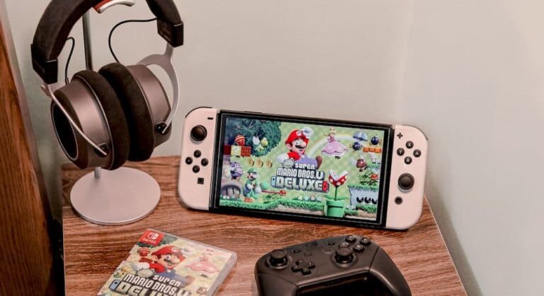 Nintendo Switch avec casque gamer